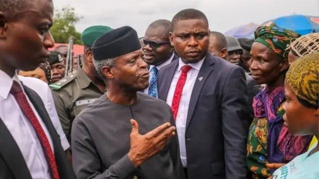 Mataimakin shugaban Najeriya Yemi Osinbajo