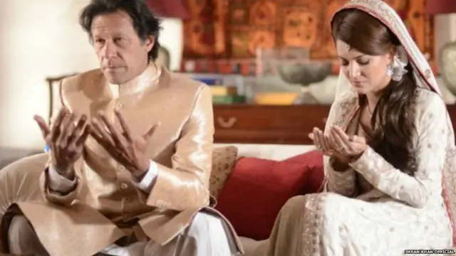 ઇમરાન અને તેમના બીજા પત્ની રેહામ ખાન