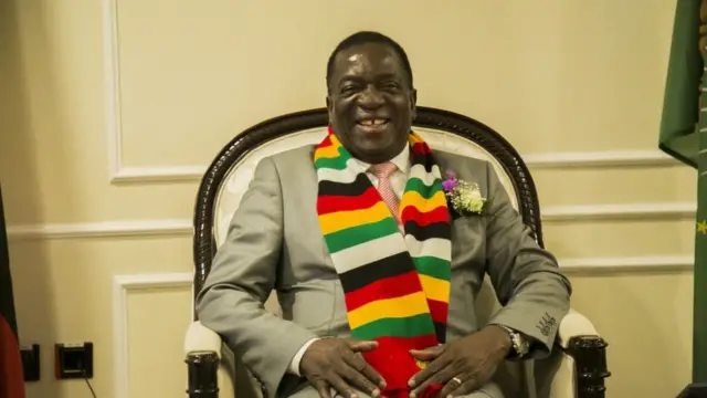 Prezida Emmerson Munangagwa wa Zimbabwe