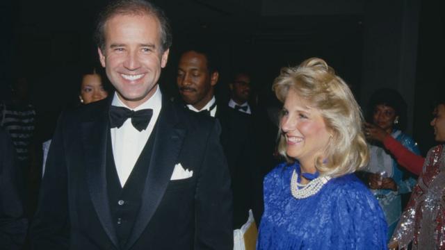 1987年，吉尔和丈夫拜登
