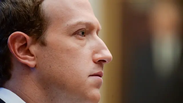 Facebook Chairman and CEO Mark Zuckerberg testifies at a House Financial Services Committee hearing in Washington, U.S., October 23, 2019.