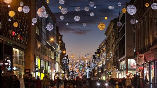 2017年聖誕彩燈——牛津街