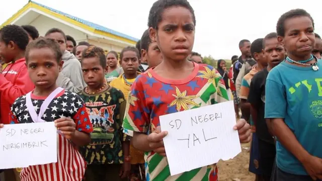 Anak pengungsi Nduga