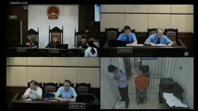 Screengrab from court