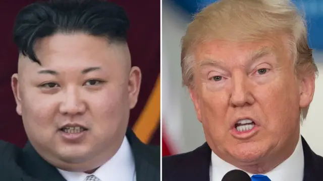 Kim Jong-un y Donald Trump
