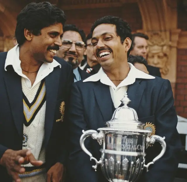 કપિલદેવ સાથે મોહિંદર અમરનાથ