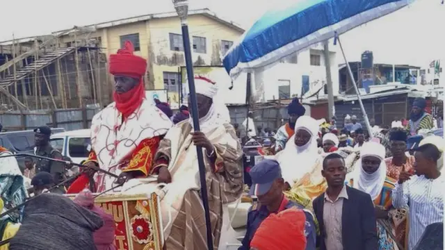 Awọn ẹlẹṣin ni Dubar ilu Ilọrin