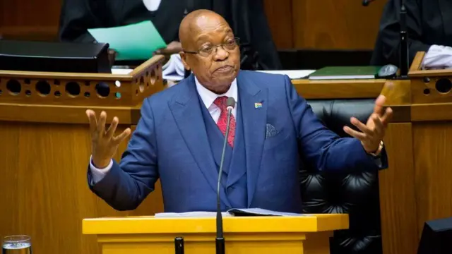 Zuma oo baarlamaanka hadal ka jeedinaya