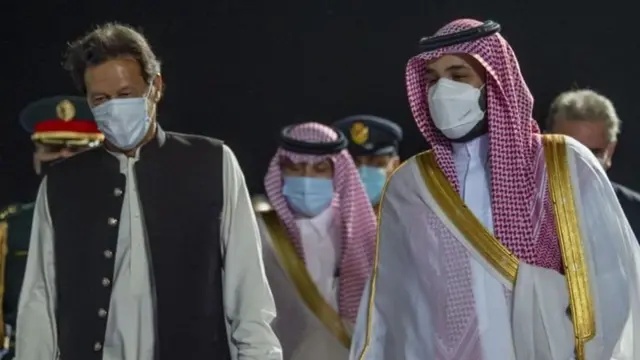 इमरान ख़ान और सऊदी क्राउन प्रिंस