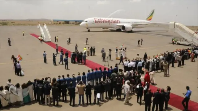 መንገዲ ኣየር ኢትዮጵያ ኣብ ፈላማይ ናይ ኣስመራ በረራኣ