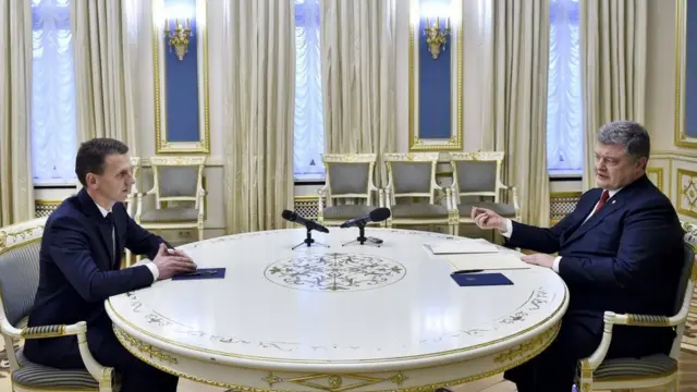 Роман Труба і Петро Порошенко