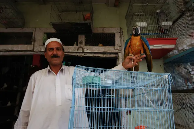 Prodavac u Ka Faroši bazaru