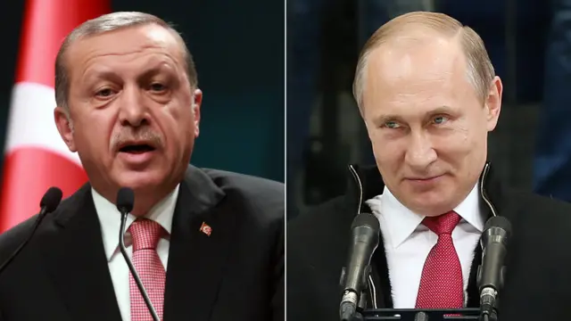 Recep Tayyip Erdoğan ve Vladimir Putin