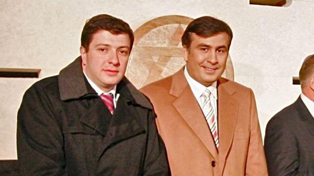 Гиги Угулава и Михаил Саакашвили