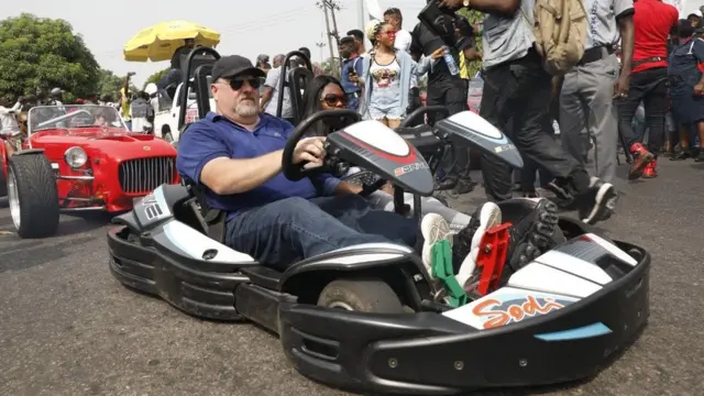 Calabar Carnival biker's parade