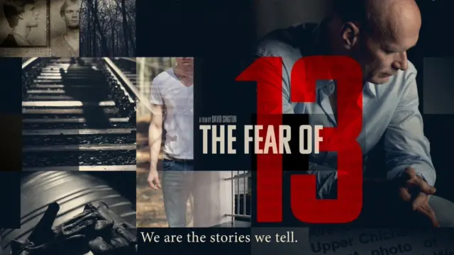 Póster del documental "The Fear of 13", que cuenta la historia de Yarris.