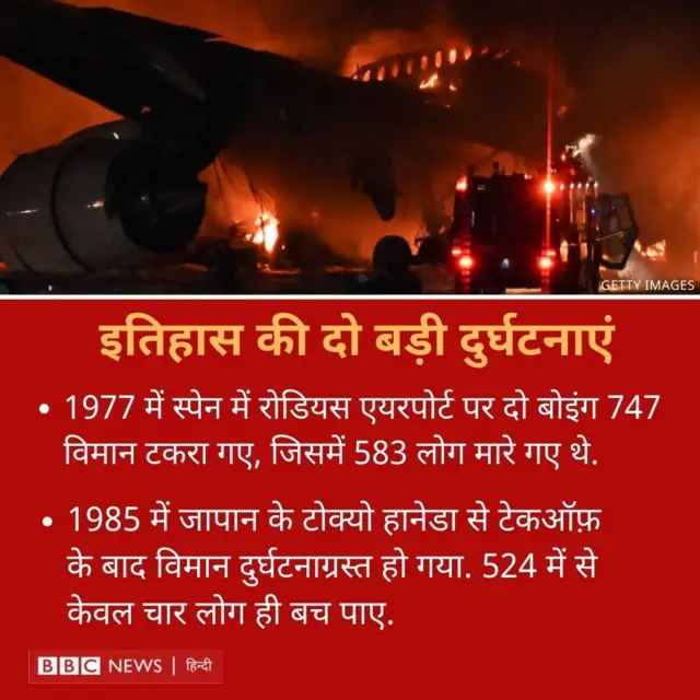 जापान विमान दुर्घटना