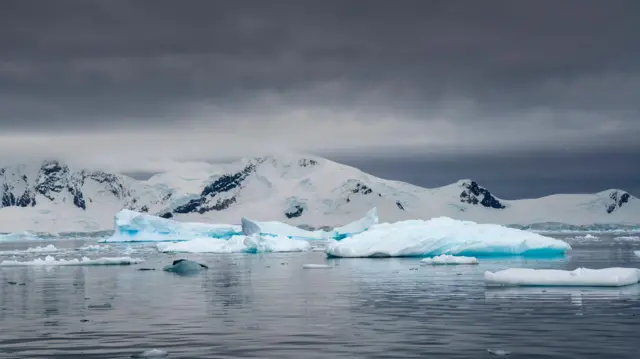 Deshielo en Antártica 