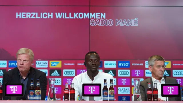 Sadio Mane atangazwa nk'umukinyi wa Bayern Munich