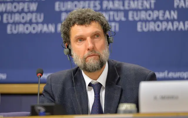 Osman Kavala Avrupa Parlamentosu'nda konuşuyor