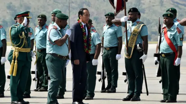 Jokowi, Papua Nugini
