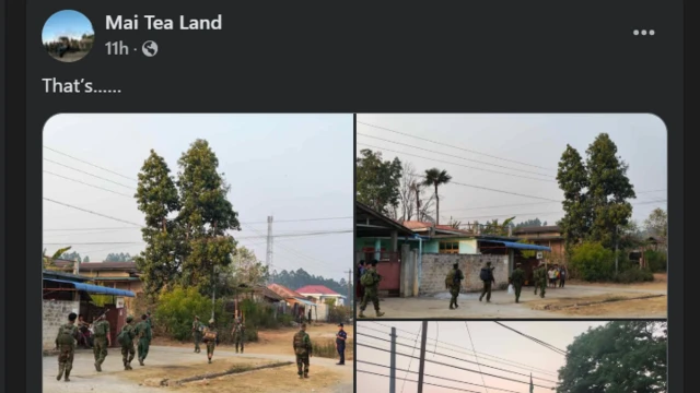 TNLA ဗိုလ်ချုပ် တားဘုန်းကျော်ရဲ့ ဖေ့စ်ဘုတ်စာမျက်နှာပေါ်ဖော်ပြချက် 