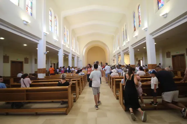 Interior da igreja