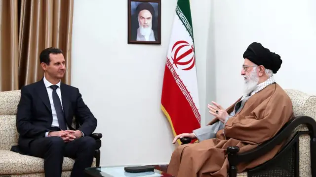  बशर अल-असद और ईरान के सर्वोच्च नेता आयतुल्लाह अली ख़ामेनेई