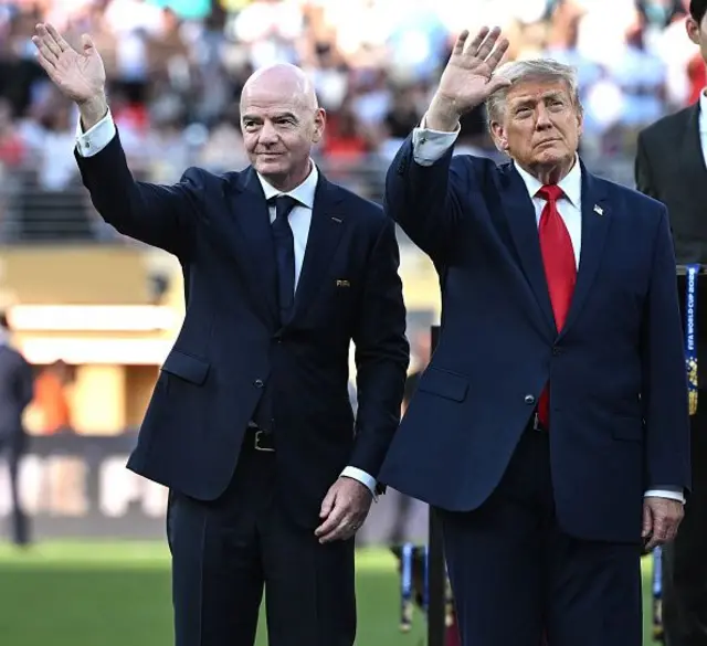 Trump and Fifa president