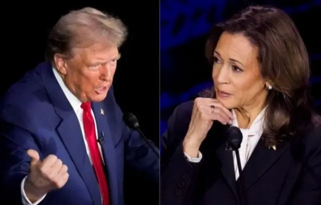 कमला हॅरिस आणि डोनाल्ड ट्रम्प