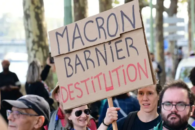 Protesta en Francia.