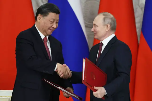 Ông Tập Cận Bình và ông Putin