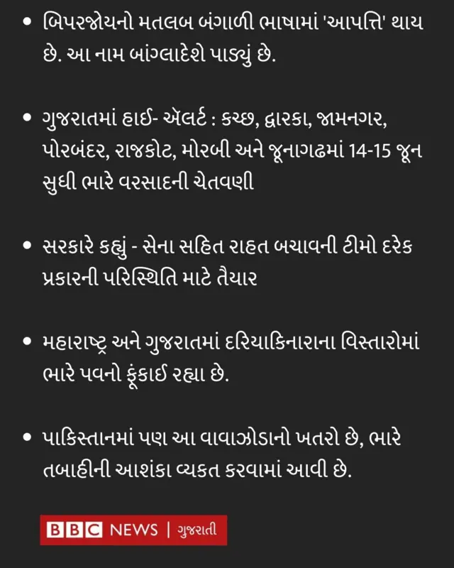 બિપરજોય વાવાઝોડું