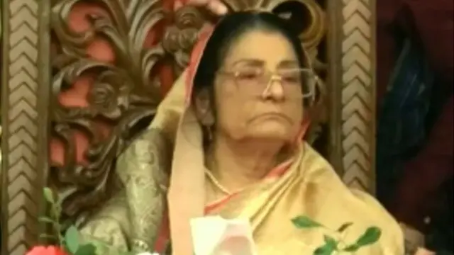 জাতীয় পার্টির প্রধান পৃষ্ঠপোষক ও সংসদে বিরোধী দলের নেতা রওশন এরশাদ 