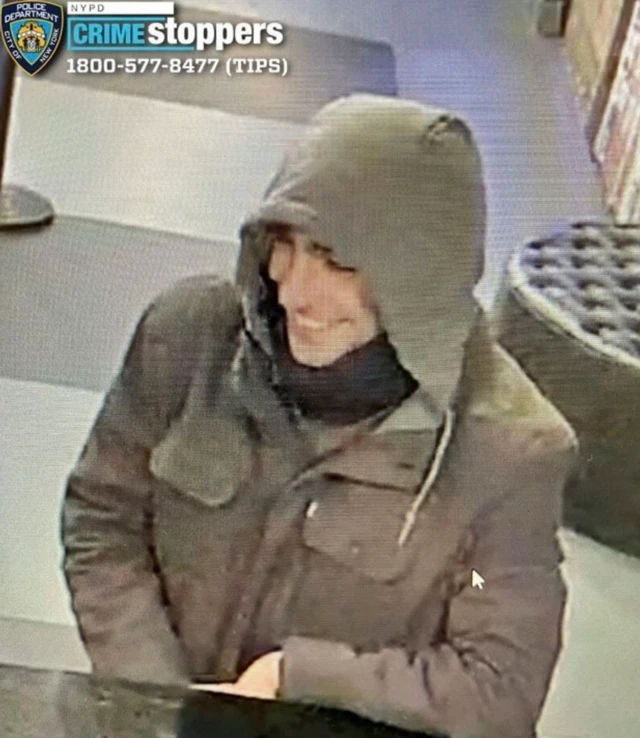 Kepolisian New York merilis foto 'Tokoh yang Dicari' dalam kasus pembunuhan CEO UnitedHealthcare, New York, AS - 05 Des 2024