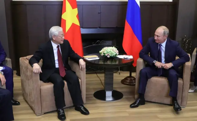 Ông Nguyễn Phú Trọng Trọng và ông Vladimir Putin