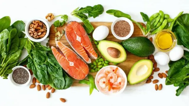 Fish, Vegetables and avacadoes