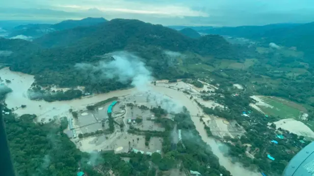ภาพมุมสูงปางช้าง