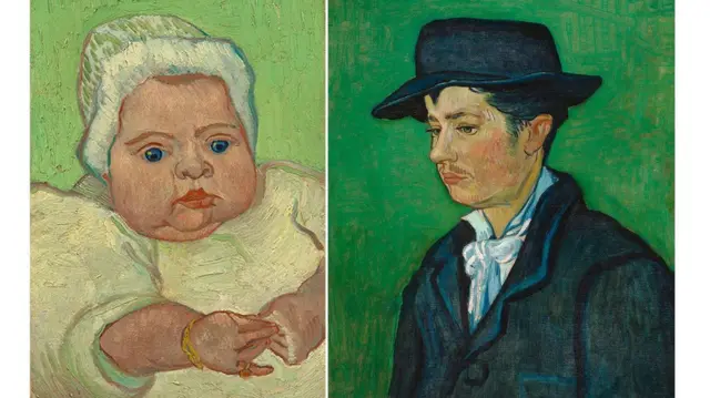 Marcelle Roulin y Armand Roulin. 1888. 