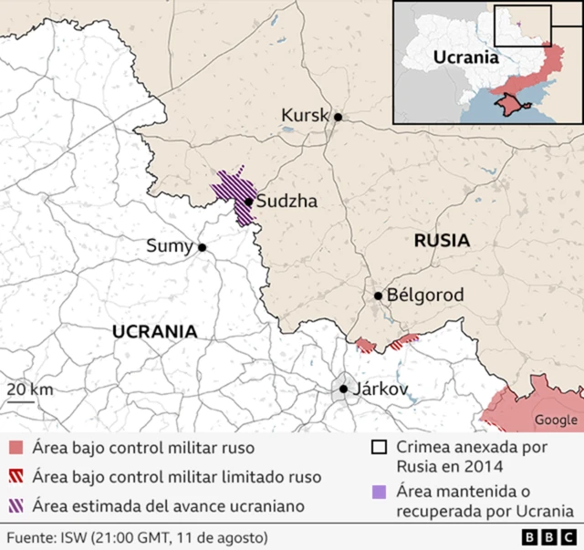 Rusia y Ucrania: 4 claves que explican por qué la ofensiva ucraniana en territorio ruso significa un gran cambio en el rumbo de la guerra - BBC News Mundo