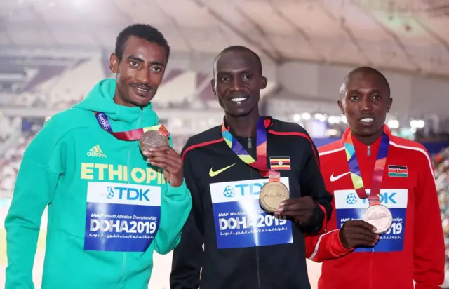 Yoomif erga Shaampiyoonaa Dohaa bara 2019 irratti medaaliyaa biyyaaf fide booda medaaliyaa biraa fiduuf baay'ee akka hawwu BBC'tti hime