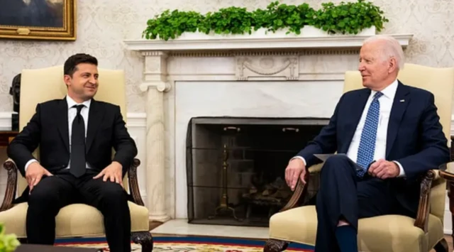 ਜ਼ੇਲੇਂਸਕੀ ਅਤੇ ਬਾਇਡਨ