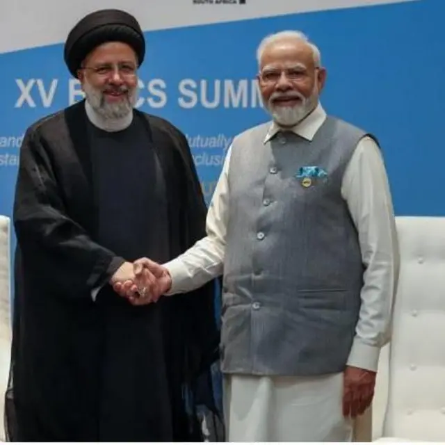 नरेंद्र मोदी और इब्राहिम रईसी