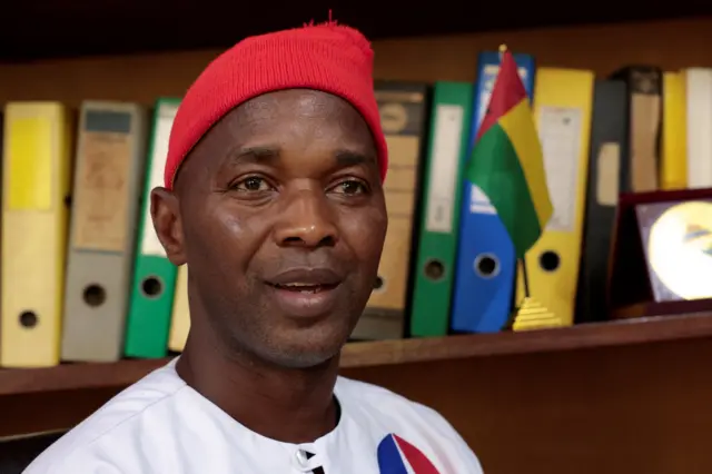 Le principal leader de l'opposition et candidat à la présidence de Guinée-Bissau, Fernando Dias.