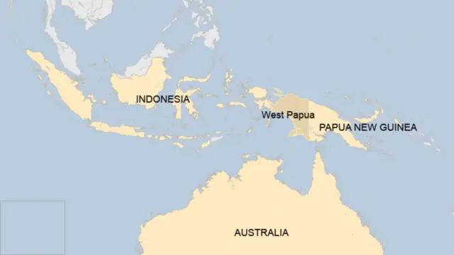 서파푸아 위치