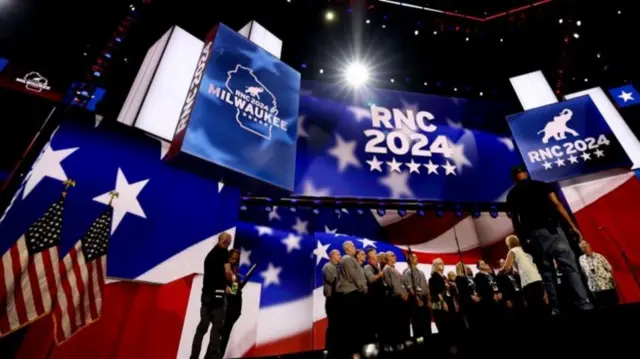 ዊስኮንሲን ግዛት በሚልዌኪ ከተማ የሚካሄደው የሪፐብሊካን ፓርቲ ብሔራዊ ጉባኤ መክፈቻ 