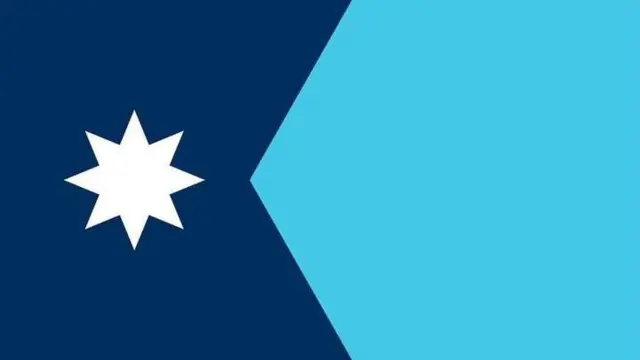 A nova bandeira de Minnesota.