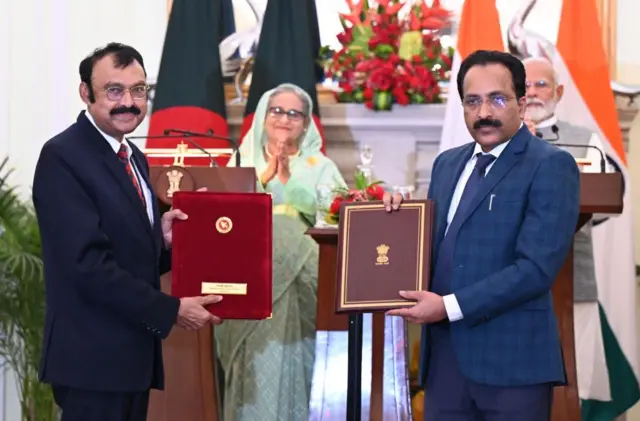 शेख़ हसीना और नरेंद्र मोदी