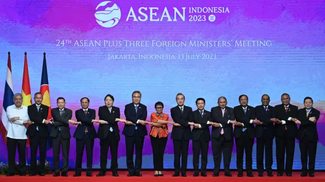 Pertemuan Ke-24 Menteri Luar Negeri ASEAN Plus Tiga (APT FMM) di Jakarta, Kamis (13/7/2023)