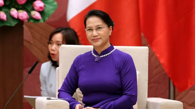 Bà Nguyễn Thị Kim Ngân là nữ chủ tịch Quốc hội đầu tiên của Việt Nam